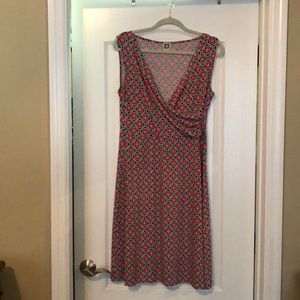 Anne Klein Patterned Wrap Dress